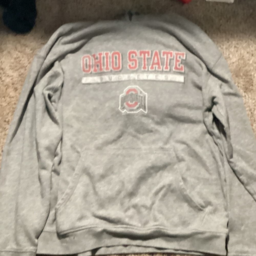 Champion Ohio State Gray Crewneck Sweater